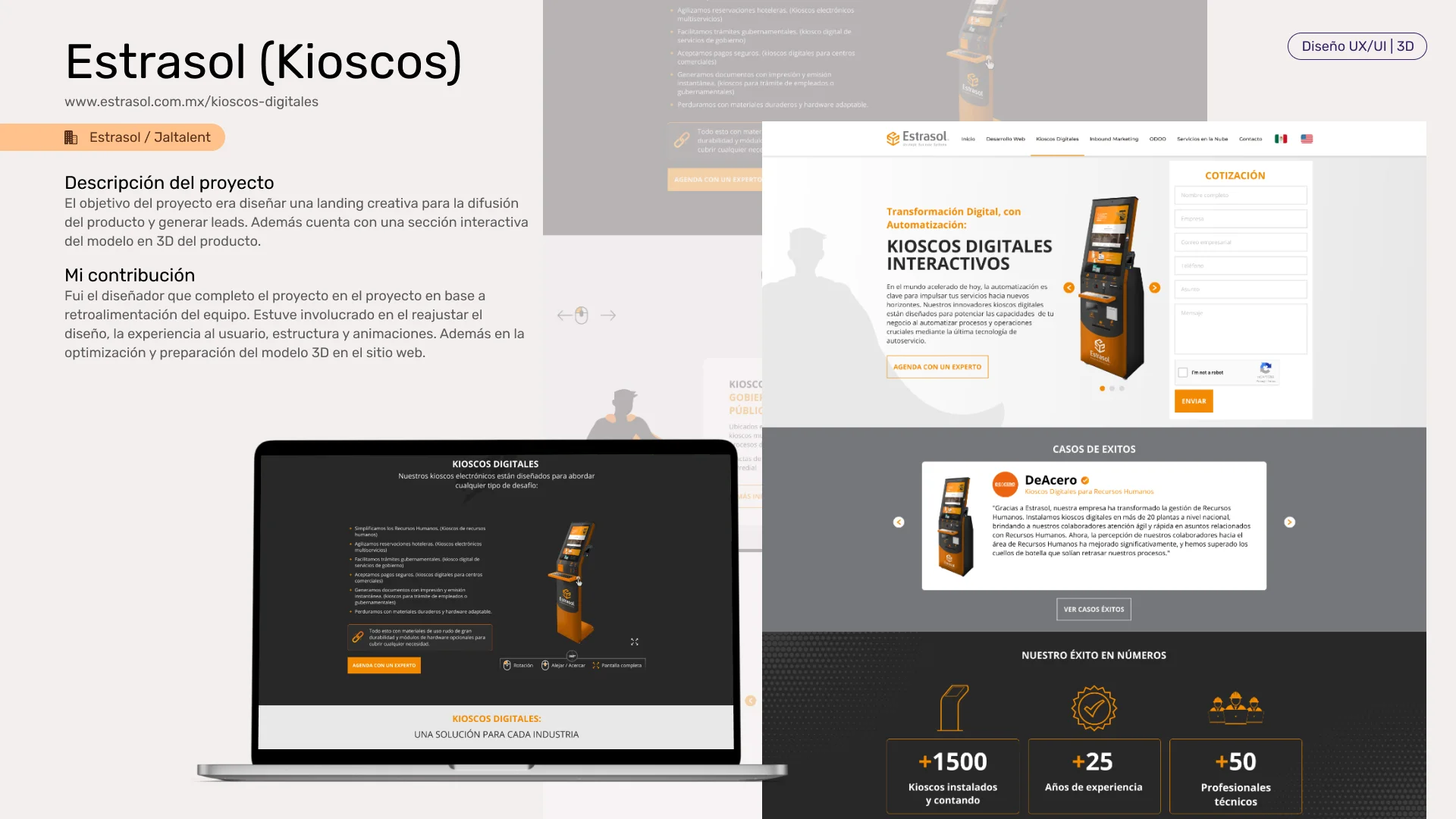 Diseño UXUI y Desarrollo Web portafolio